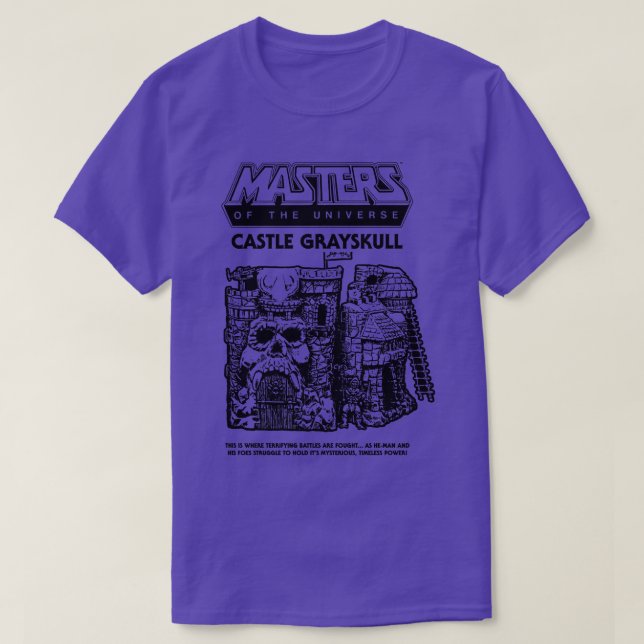 Castle Grayskalle Leksak Artwork Light T Shirt (Design framsida)