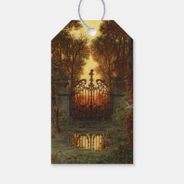 Castle Grind (av Ferdinand Knab) Presentetikett (Framsidan)