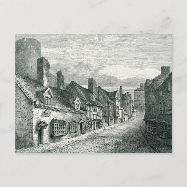 Castle Grind, Shrewsbury Vykort (Framsida)