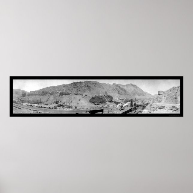 Castle Grind Utah Mining Photo 1913 Poster (Framsidan)