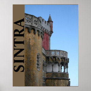 Castle i Sintra, Portugal Poster