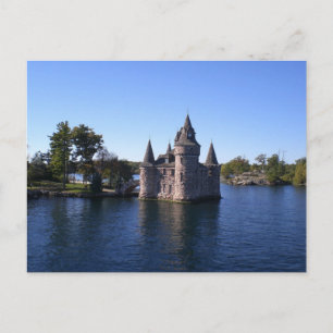 Castle i vatten vykort