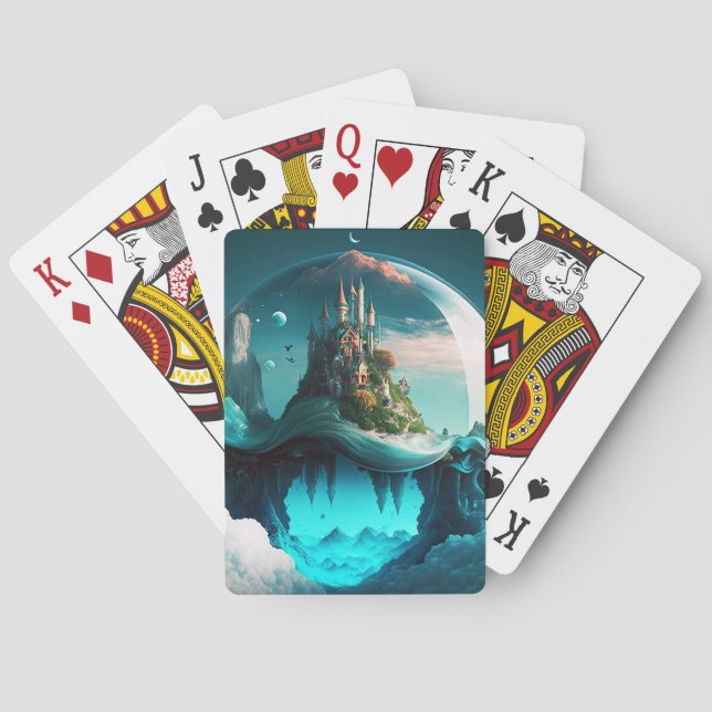 Castle in Crystal Boll Casinokort (Baksidan)