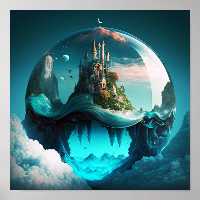 Castle in Crystal Boll Poster (Framsidan)