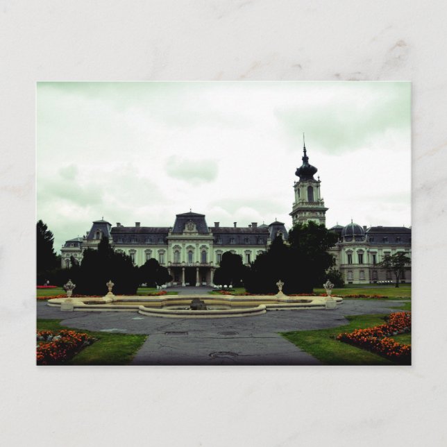 Castle Keszthely, Ungern Vykort (Framsida)