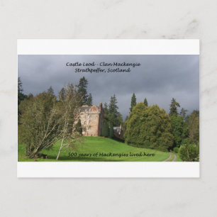 CASTLE LEOD - Scotland MacKenzie Klan Vykort