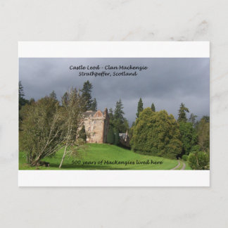 CASTLE LEOD - Scotland MacKenzie Klan Vykort