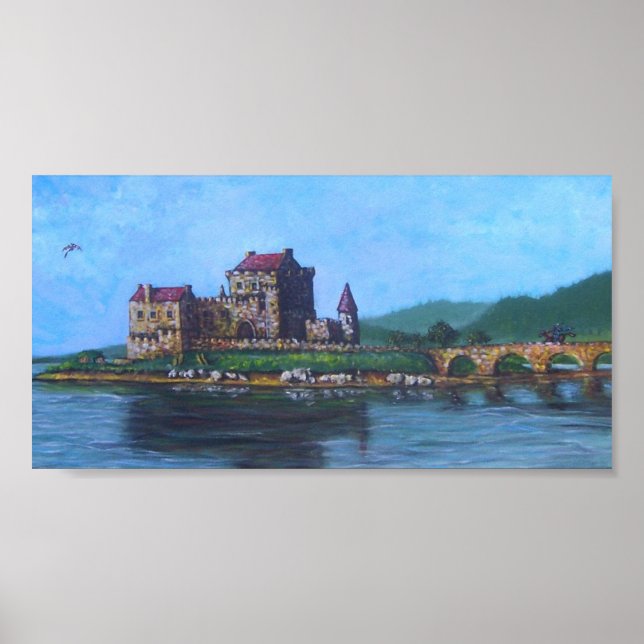 Castle med drake och guide poster (Framsidan)
