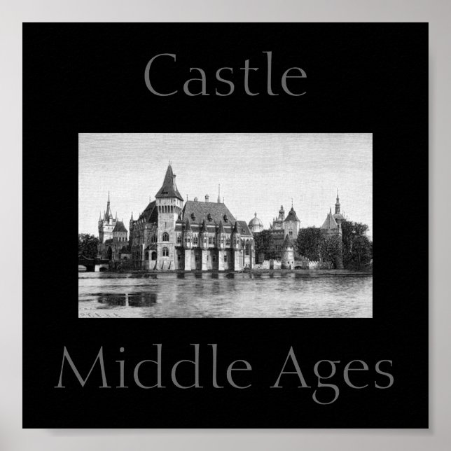 Castle Mitten Ages Poster (Framsidan)