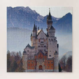 Castle Neuschwanstein i Fall - Bayeristiskt slott Pussel