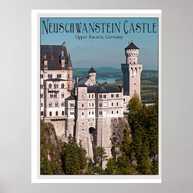 Castle Neuschwanstein Poster (Framsidan)