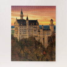 Castle Neuschwanstein Sunset Puzzle