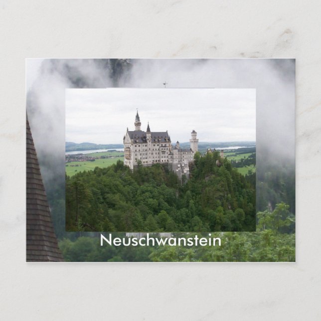 Castle Neuschwanstein Vykort (Framsida)