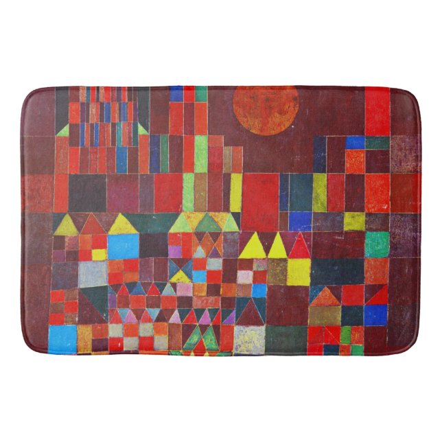 Castle och Sol, Paul Klee Badrumsmatta (Framsidan)