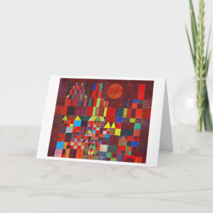 Castle och Sol, Paul Klee Kort