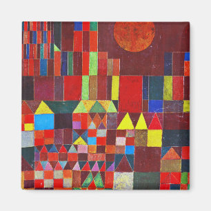 Castle och Sol, Paul Klee Magnet