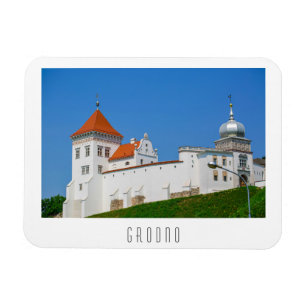 Castle of Belarus Grodno Cityscape City Architectu Magnet