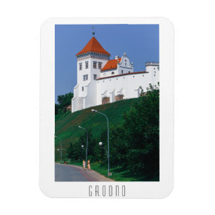 Castle of Belarus Grodno Cityscape City Architectu Magnet