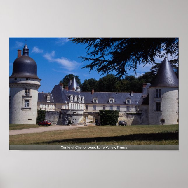 Castle of Chenonceau, Loire Valley, Frankrike Poster (Framsidan)