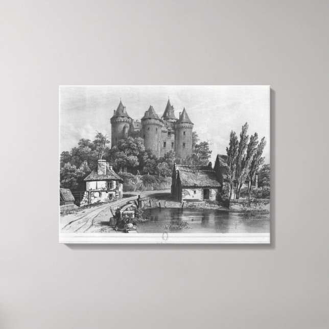 Castle of Combourg Canvastryck (Framsida)