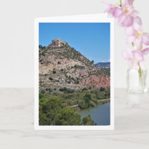 Castle of Old Domeño, Valencia, Spanien Kort