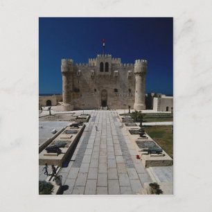 Castle of Qaitbay, Alexandria, Egypten Vykort