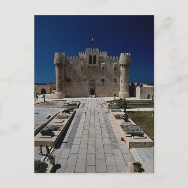 Castle of Qaitbay, Alexandria, Egypten Vykort (Framsida)
