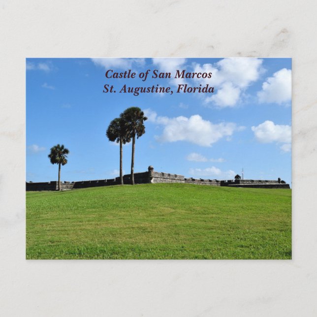 Castle of San Marcos Helg Vykort (Framsida)