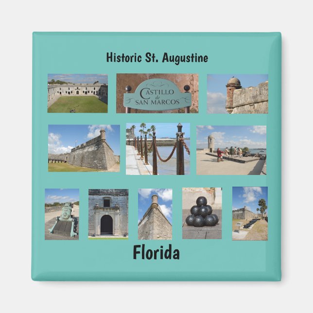 Castle of San Marcos Magnet (Framsidan)