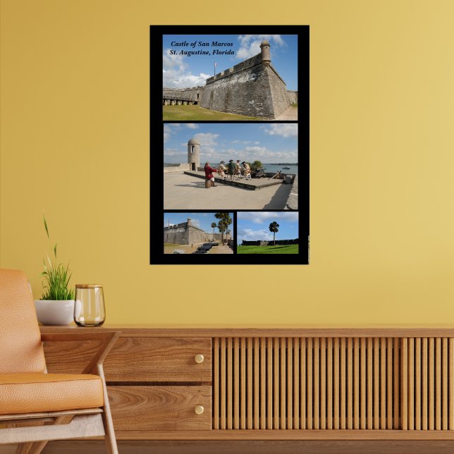 Castle of San Marcos Poster (Vardagsrum 2)