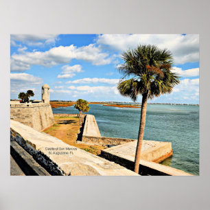 Castle of San Marcos, Saint Augustine, FL Poster