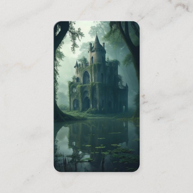 Castle of the Forbidden Swamp Bookmark Visitkort (Framsida)
