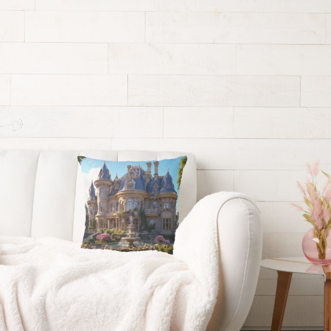 Castle of Victorian Splendor Kudde (Soffa)