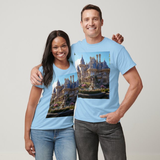 Castle of Victorian Splendor T Shirt (Unisex)