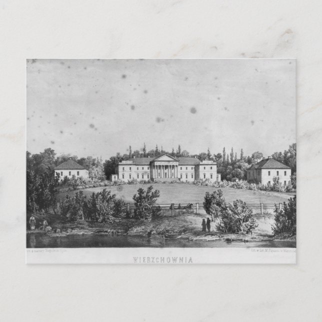 Castle of Wierzchownia Vykort (Framsida)