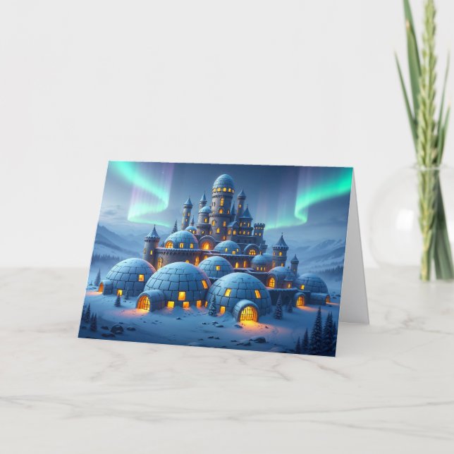 Castle of Winter Hearth Helgkort (Framsida)