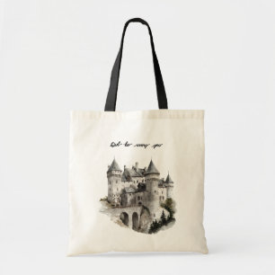 Castle Owl Kommer Att Se Dig Tygkasse
