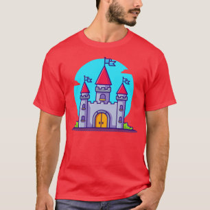 Castle Palace Tecknad T Shirt