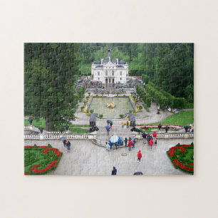 Castle Park Linderhof i Bayern, Tysklandare Pussel