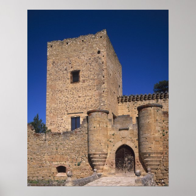 Castle Pedraza, Castile Leon, Spanien 2 Poster (Framsidan)