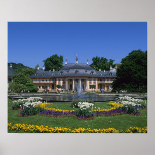 Castle Pillnitz, Dresden, Sachsen, Tysklandare Poster