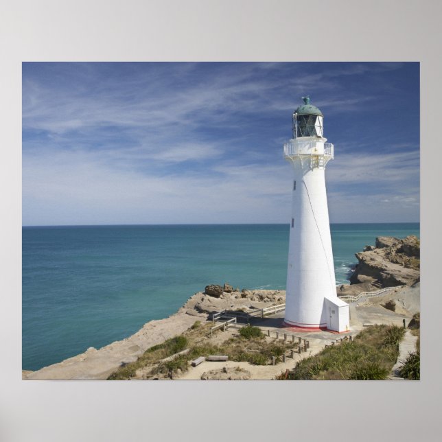 Castle Point Lighthouse, Castlepoint, Wairarapa Poster (Framsidan)