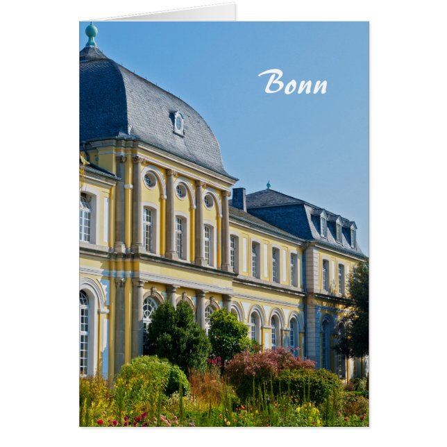 Castle Poppelsdorf Hälsningskort (Framsidan)