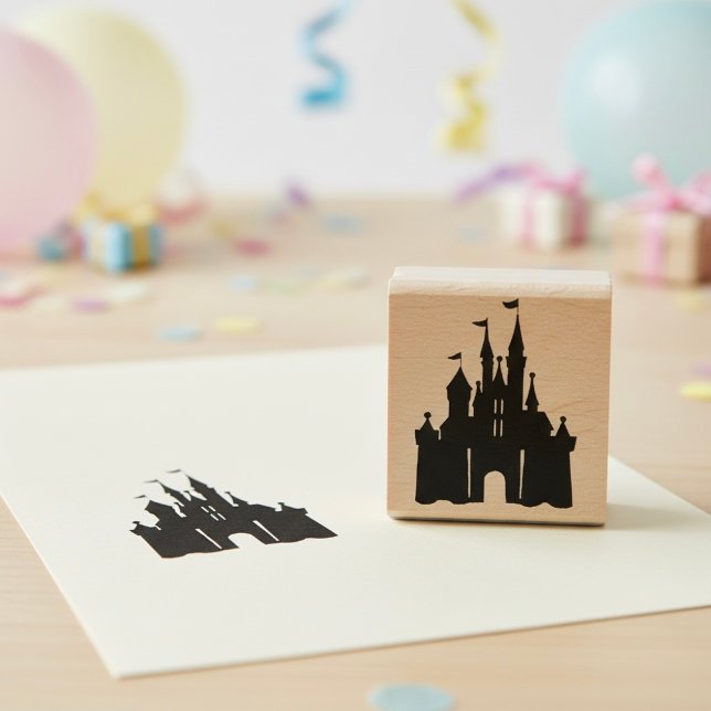 Castle Rubber Stamp Stämpel (Skapare uppladdad)