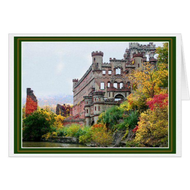 Castle Ruins Hälsningskort (Framsidan Horizontal)