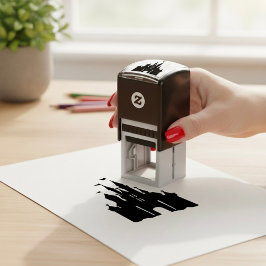 Castle Self-inking Stamp Självfärgande Stämpel