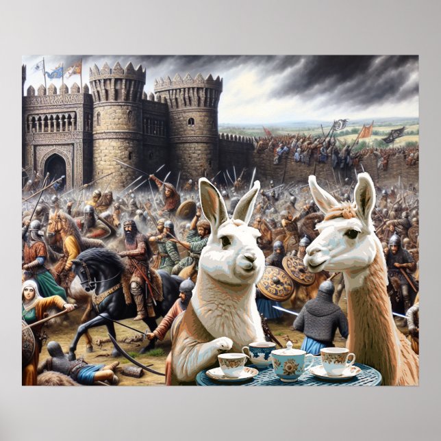 Castle Siege Tea Party Poster (Framsidan)