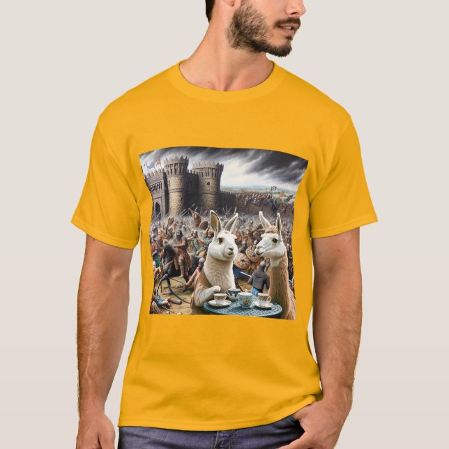Castle Siege Tea Party T Shirt (Framsida)