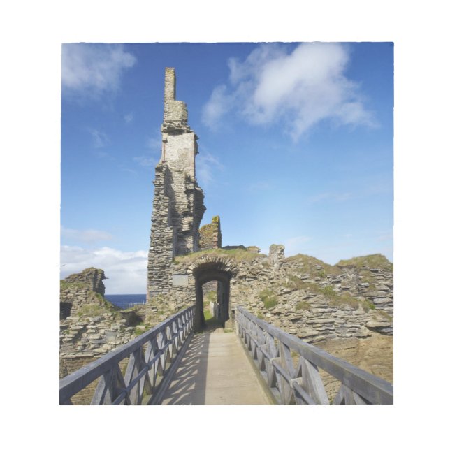 Castle Sinclair Girnigoe, Wick, Caithness, 2 Anteckningsblock (Framsida)