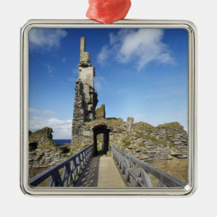 Castle Sinclair Girnigoe, Wick, Caithness, 2 Julgransprydnad Metall